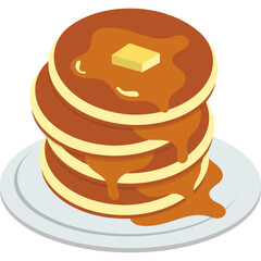 Pancakes Illustration