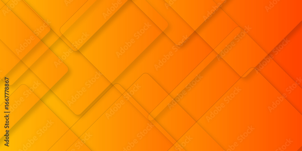 Poster minimalistic geometric orange abstract background. abstract background with transparent rhombus geom