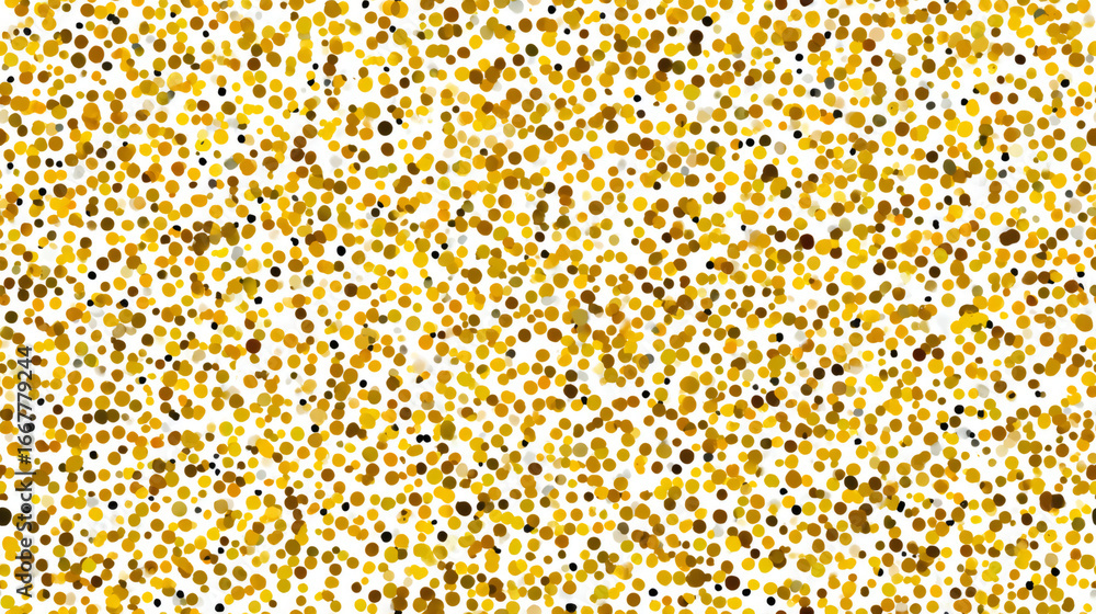 Aufkleber abstract seamless pattern. white dots and graceful lines on a bright yellow abstract background. art