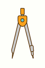 vector illustration of compasses