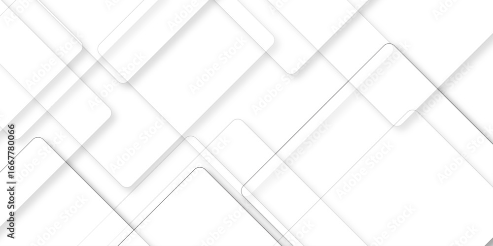 Poster abstract minimal geometric white and gray light banner pattern. white and grey modern minimalistic p