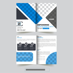 bifold brochure design. business bifold brochure design.