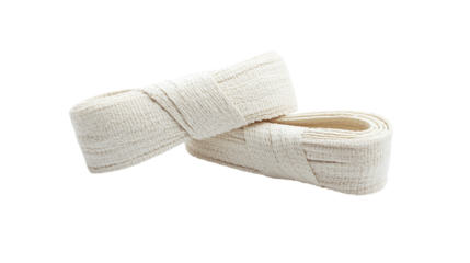 Pair of boxing hand wraps isolated on transparent background 