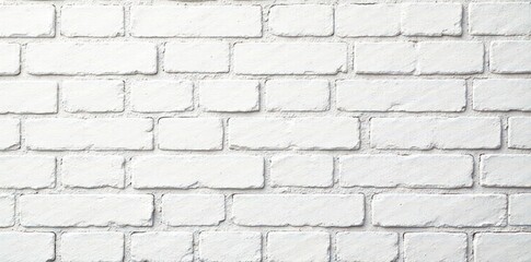 Clean whitewashed brick wall texture background , modern, aged
