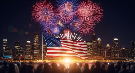 USA Labor Day Fireworks Celebration