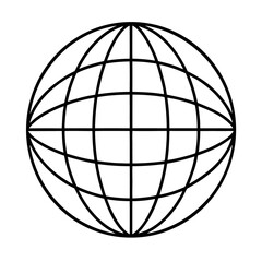 A modern disco globe network with an illuminated wire grid design concept