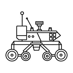 Tractor with trailer and machinery on white background