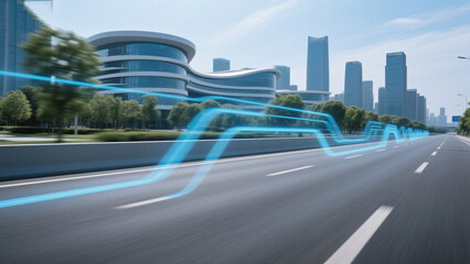 Obraz premium traffic on highway