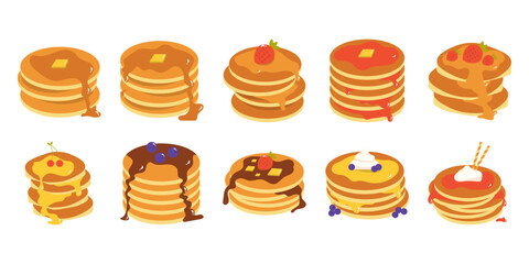 Pancakes Illustration