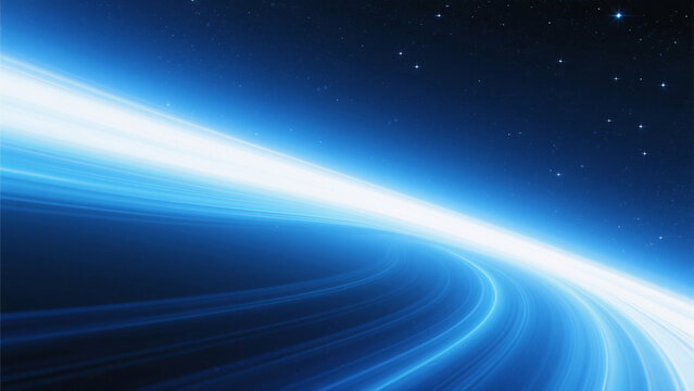 abstract blue background with stars