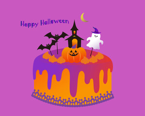 ハロウィンケーキ