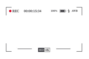  video recording frame, videoor photo recorder frame. 