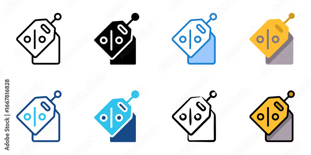 Poster fast time icon set multiple style collection