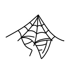 doodle spider web nest