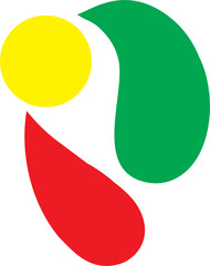 Abstract Colorful Shapes Design