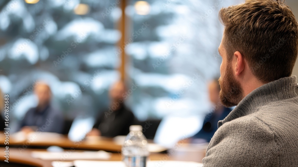 Aufkleber efficiency team meeting focused on improving efficiency and optimizing resources.
