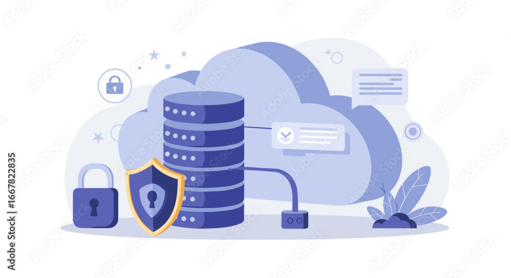 Poster cloud security and data protection in modern network technology