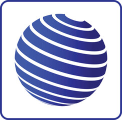 Modern digital vector icon for global business, technology, internet, and communication. Ideal for apps, websites, presentations, and marketing.