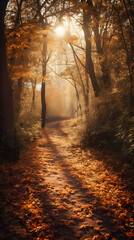 Fototapeta premium autumn park