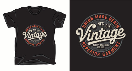 Vintage typography vector art t-shirt design print