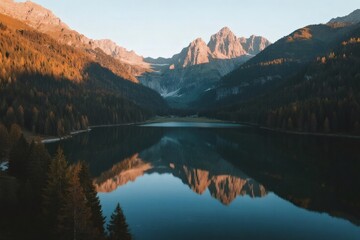 Obraz premium Scenic Mountain View with Majestic Natural Landscape