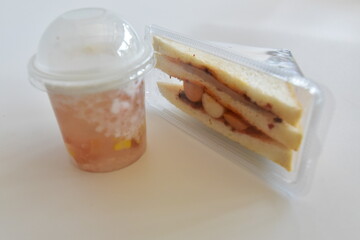 homemade apple pie with jam