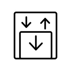 Emergency Staircase icon  or logo isolated sign symbol vector illustration - high quality black style vector icons