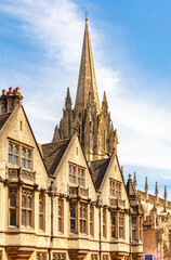 Fototapeta premium University Church of St. Mary the Virgin in centre of Oxford, UK