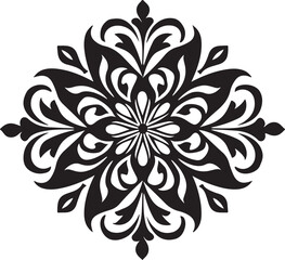 Decorative Floral Mandala Art