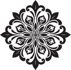 Decorative Floral Mandala Art