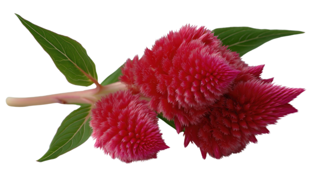 Crimson Crested Blooms: A vibrant macro captures the intricate beauty of a crimson cockscomb flower, its velvety texture and vivid hues inviting a sense of tranquility and natural beauty.