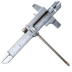 measuring instrument isolated on white