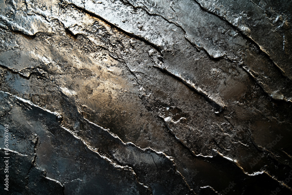 Poster 3d rendering abstract geometric background created ai generative