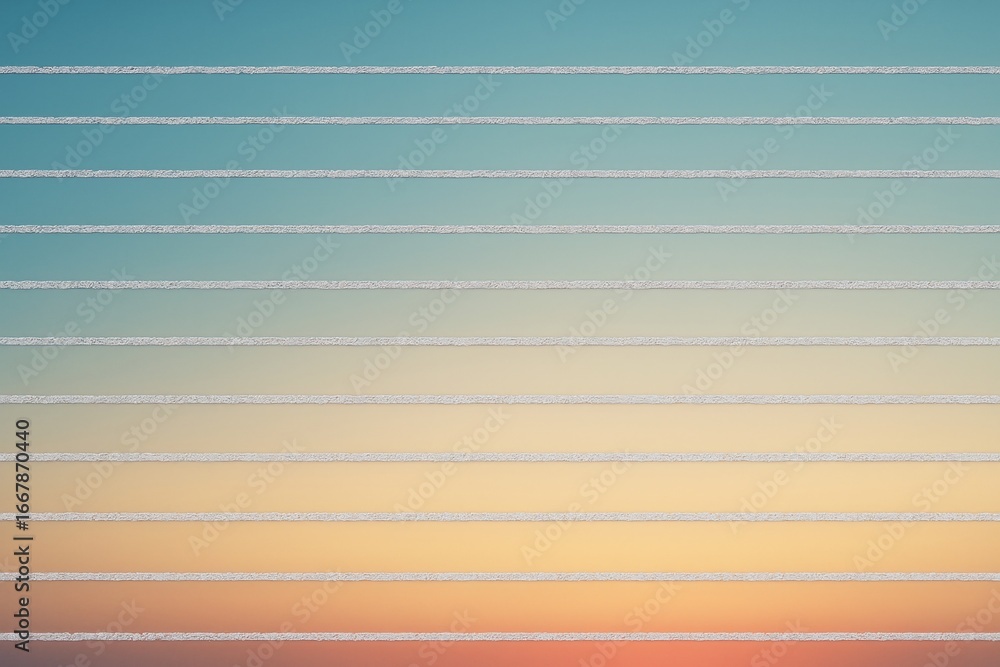 Poster abstract gradient background with horizontal white textured lines and soft pastel tones transitionin