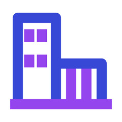 building twotone icon set