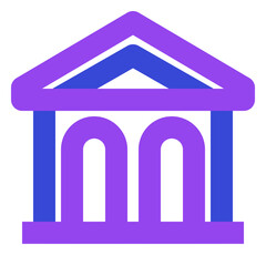 building twotone icon set