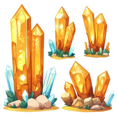 Gemstone vector illustration 