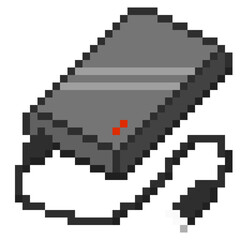 32 x 32 2D pixel art of Storage Evolution