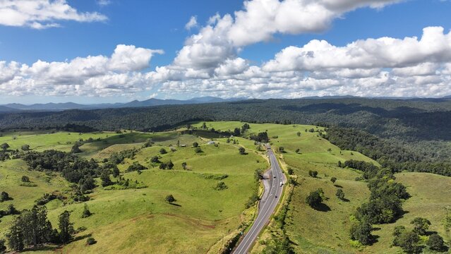Aerial photo  of Milla Milla Queensland Australia