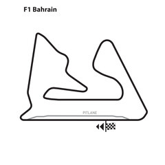 Fototapeta premium Bahrain International Circuit, GP von Bahrain