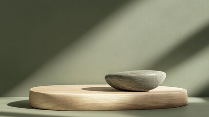 Minimalism green products exhibition platform