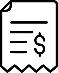 invoice vector icon on white or transparent background. B2B icon set. Business to business or supply chain icons items Stroke icon collections. Editable Stroke icon collection