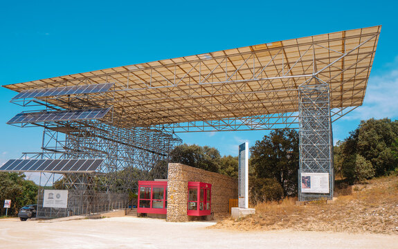 entrance to the Sierra de Atapuerca site, Spain
