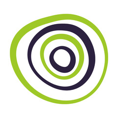 hand drawn abstract sea weed