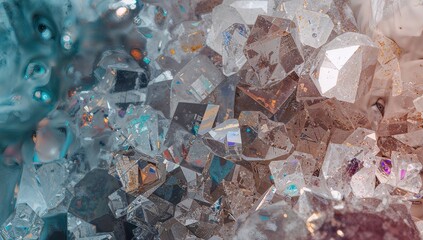 crystal-like abstract texture