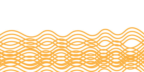 Japanese gold wave background vector. Wallpaper design with gold and white seamless ocean wave pattern backdrop. Modern luxury oriental illustration for cover, banner, website,