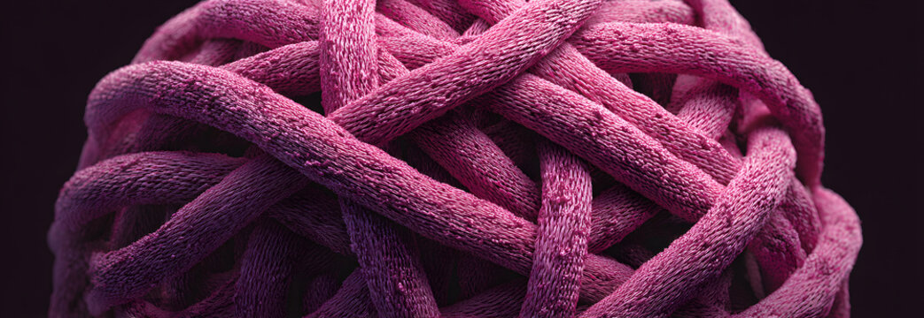 Chaotically tangled line and untied knot in form of ircle. Psychotherapy concet of solving problems is esy. Unravels chaos and mes difficult situation. Illutration