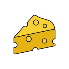 cheese icon vector