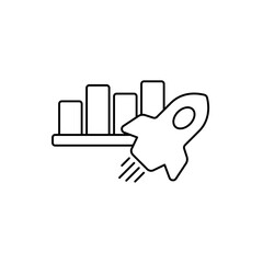 Icon a performance, isolated against a clean background.