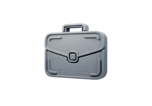 Modern briefcase icon, representing business, finance, and professional success, ready for use